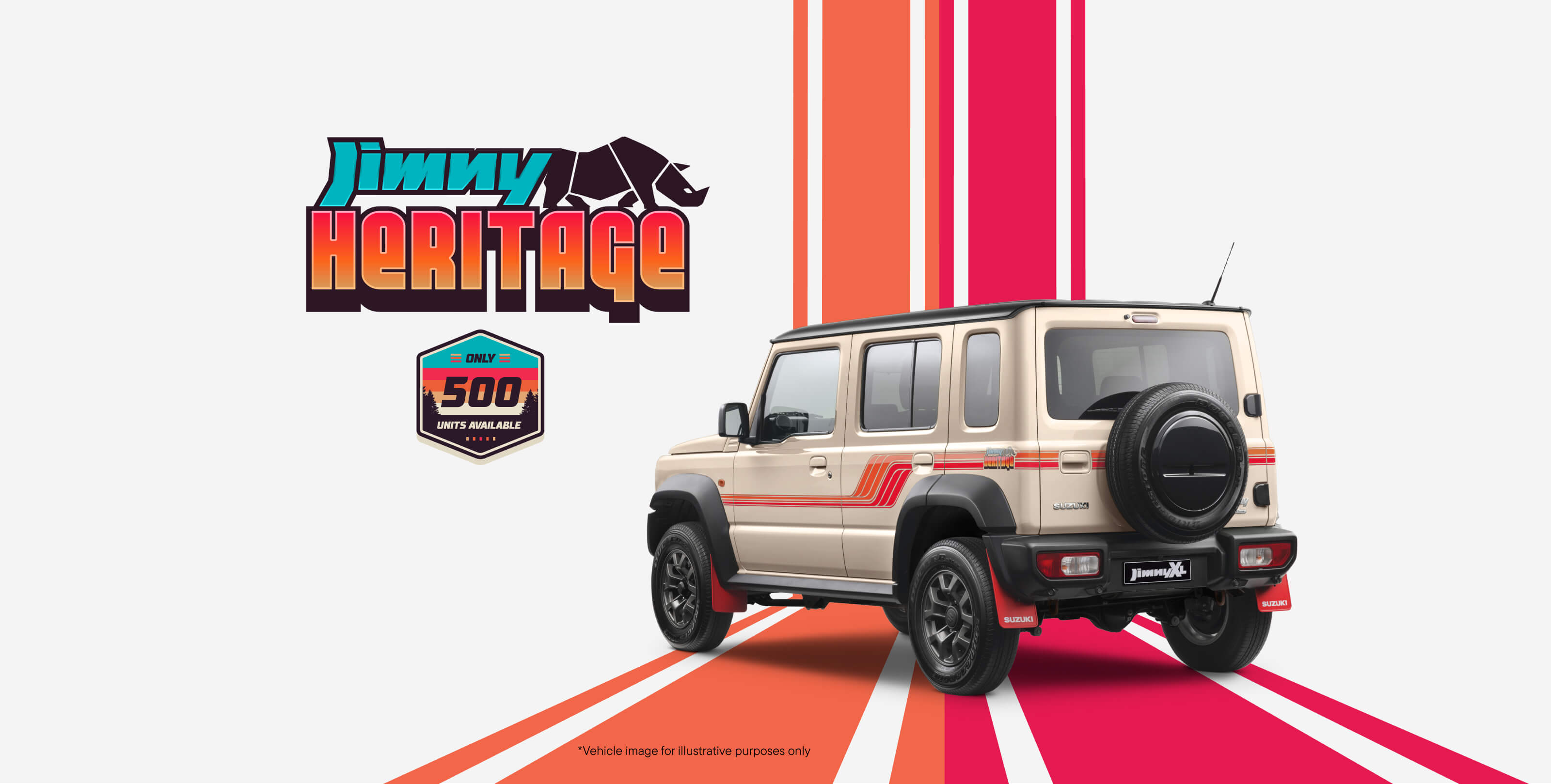 Jimny Heritage - Only 500 units available - *Vehicle image for illustrative purposes only