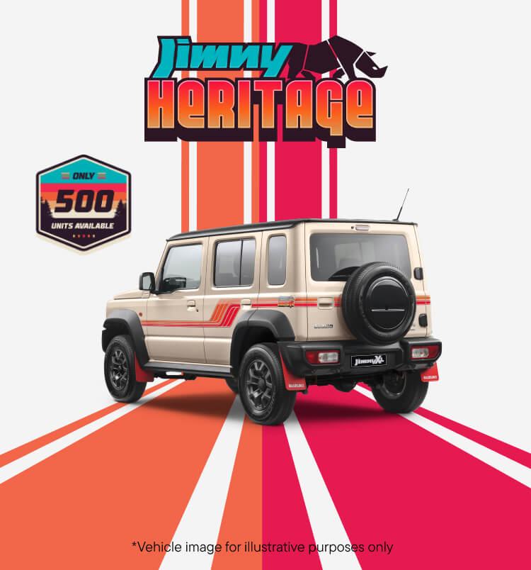 Jimny Heritage - Only 500 units available - *Vehicle image for illustrative purposes only
